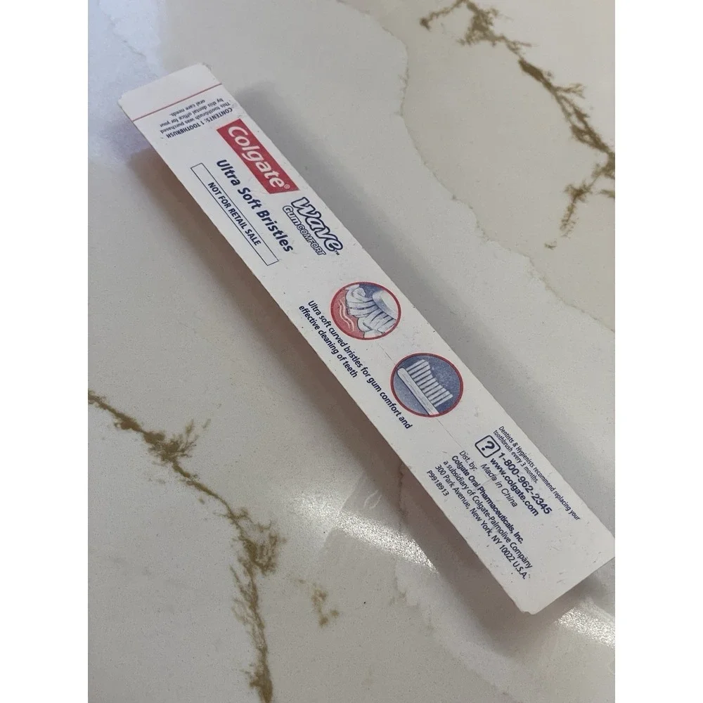 Colgate Wave Gum Comfort Toothbrush‎ Ultra Soft Ergonomic Adult Old Stock New